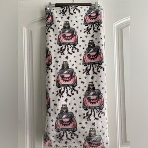 Just Married Fleece Throw Blanket